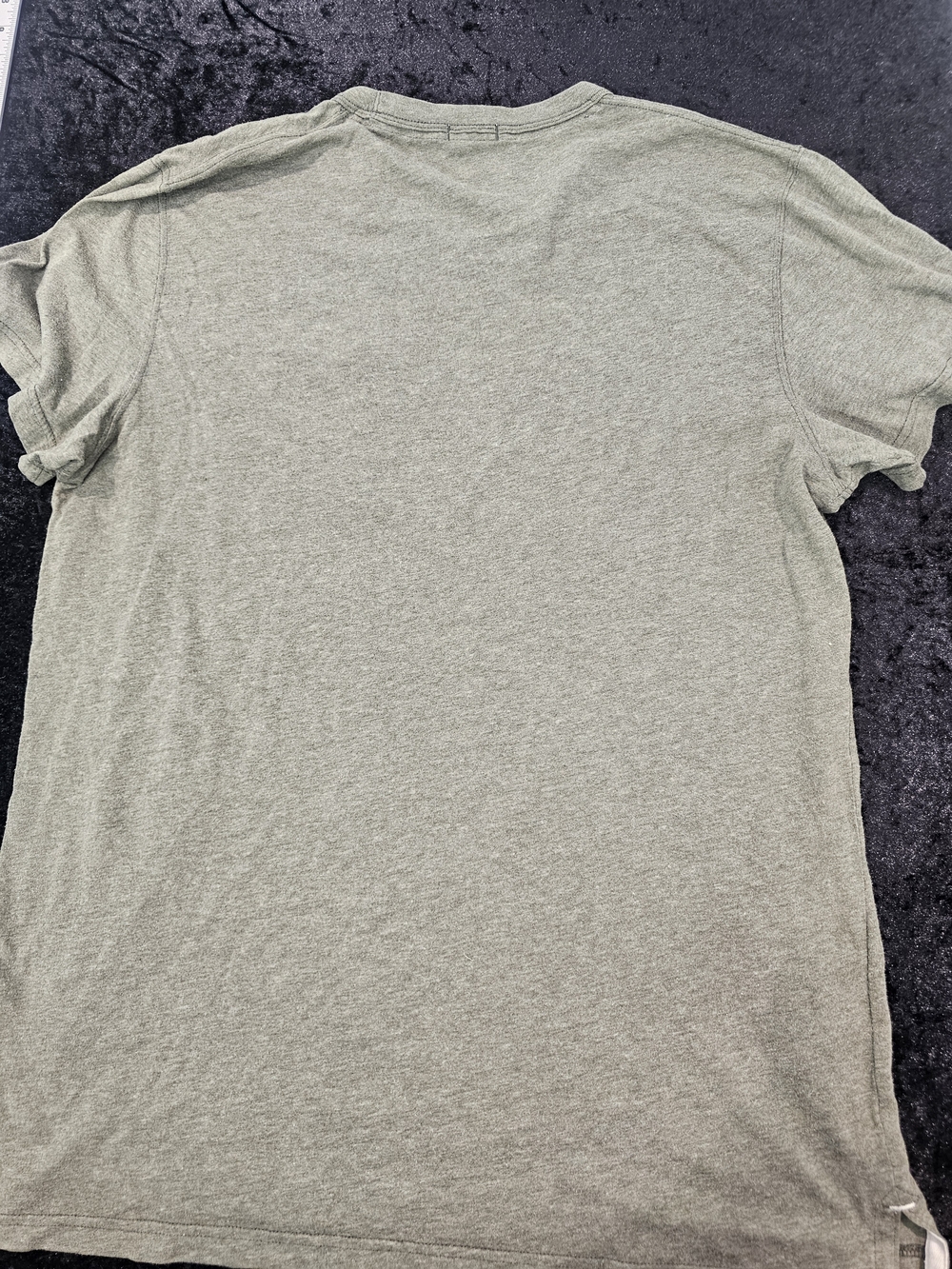 Abercrombie & Fitch Olive Green V-Neck Pocket Tee - Picture 5 of 5